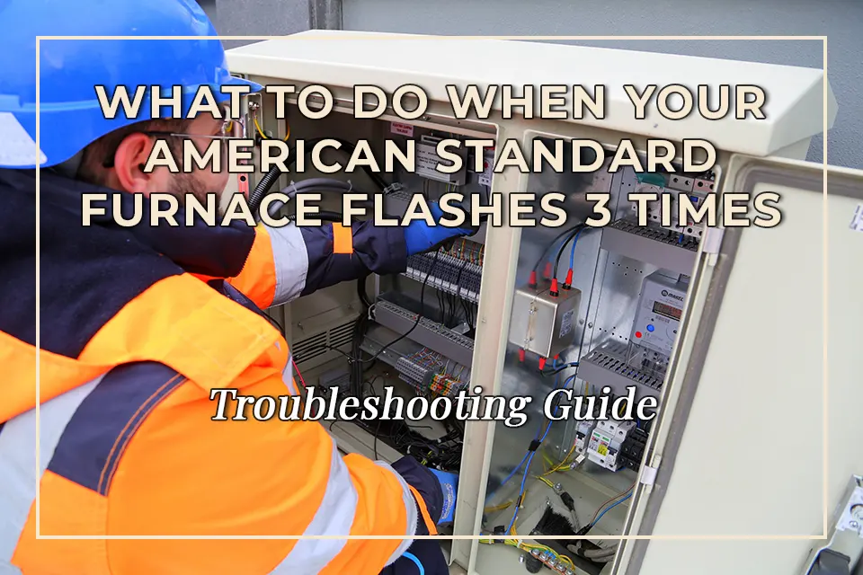 Troubleshooting Guide: What to Do When Your American Standard Furnace Flashes 3 Times