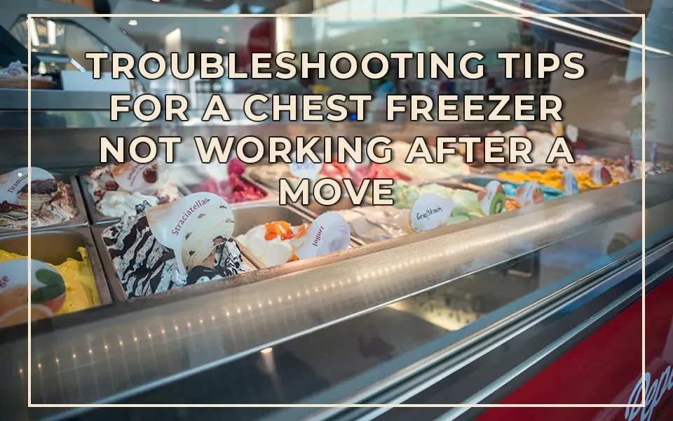 Troubleshooting Tips for a Chest Freezer Not Working After a Move