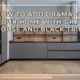 How to Add Drama to Your Home with Grey House and Black Trim