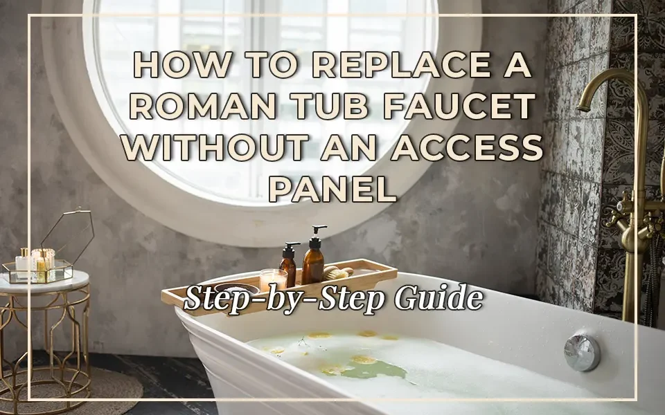 Step-by-Step Guide: How to Replace a Roman Tub Faucet Without an Access Panel
