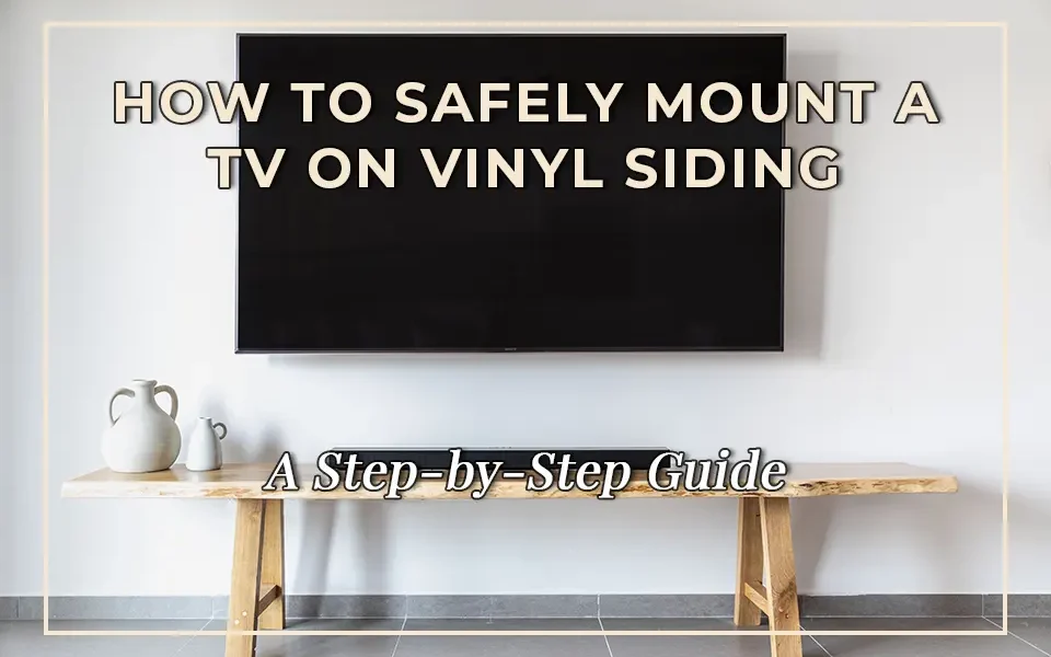 How to Safely Mount a TV on Vinyl Siding: A Step-by-Step Guide