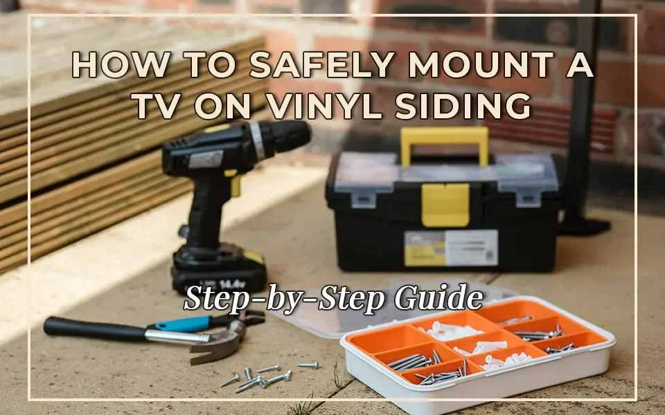 Step-by-Step Guide: How to Safely Mount a TV on Vinyl Siding