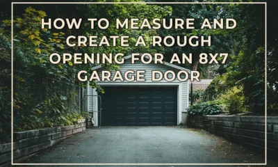 How to Measure and Create a Rough Opening for an 8x7 Garage Door