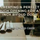 How to Measure and Install a Rough Opening for a 24 Inch Bifold Door
