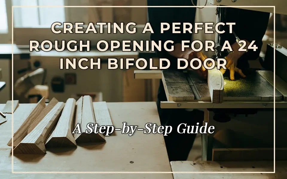 How to Measure and Install a Rough Opening for a 24 Inch Bifold Door