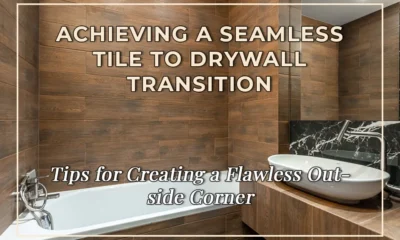 Achieving a Seamless Tile to Drywall Transition: Tips for Creating a Flawless Outside Corner