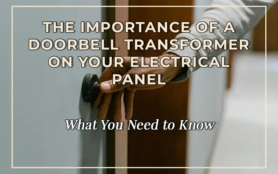 The Importance of a Doorbell Transformer on Your Electrical Panel: What You Need to Know