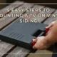 5 Easy Steps to Mounting a TV on Vinyl Siding