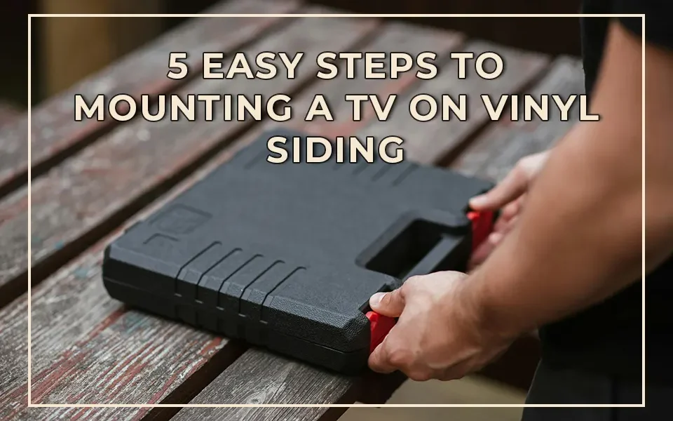 5 Easy Steps to Mounting a TV on Vinyl Siding