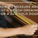 How to Measure and Cut a Rough Opening for a 24 Bifold Door