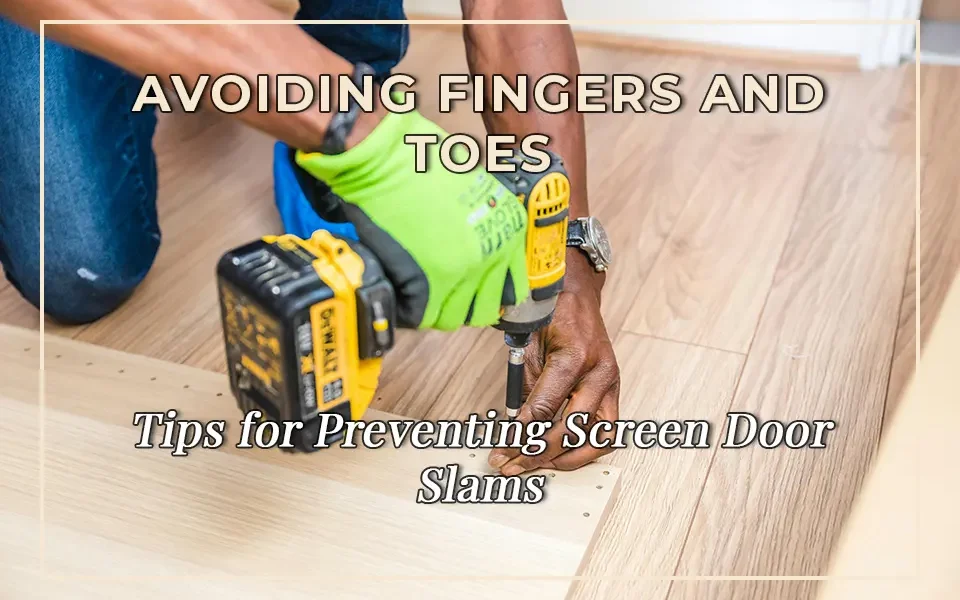 Avoiding Fingers and Toes: Tips for Preventing Screen Door Slams