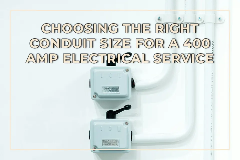 Choosing the Right Conduit Size for a 400 Amp Electrical Service