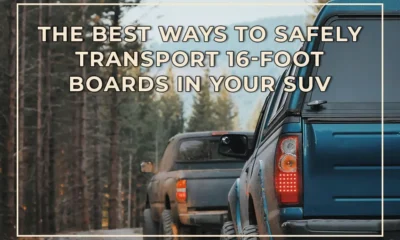 how to transport 16 foot boards suv