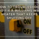 How to troubleshoot and fix a Williams wall heater that keeps shutting off