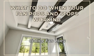Ceiling Fan Woes: What to Do When Your Fan Pops and Stops Working