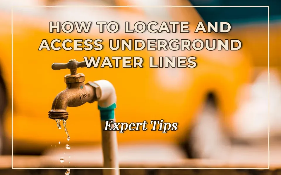 How to Locate and Access Underground Water Lines