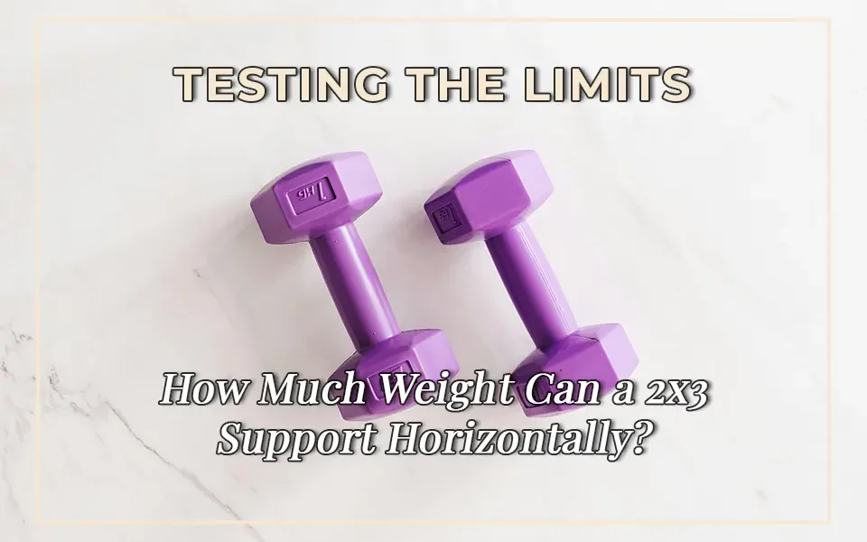 Testing the Limits: How Much Weight Can a 2x3 Support Horizontally?