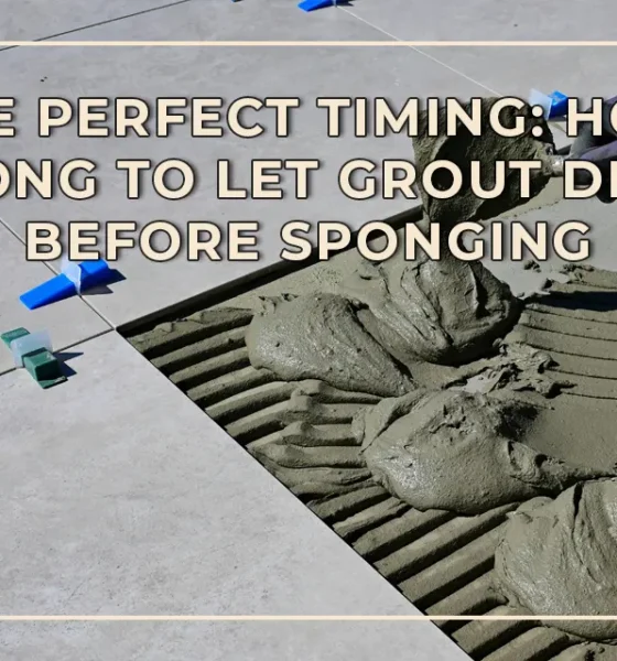 The Perfect Timing: How Long to Let Grout Dry Before Sponging